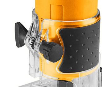 Reglaj fin al adâncimii de frezare 