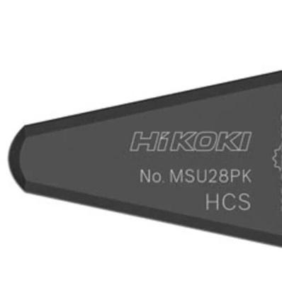 Muchie de tăiere ascuțită pe ambele părți 